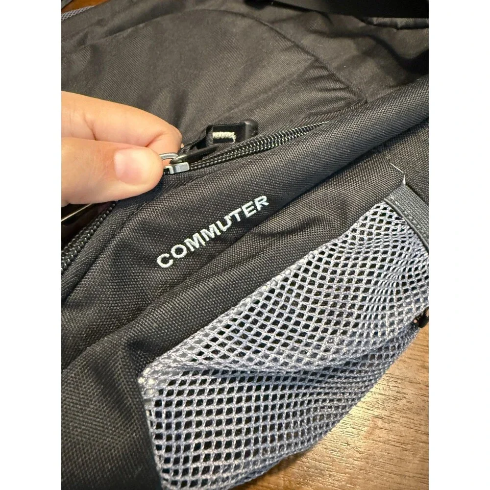 Jack Wolfskin Commuter Messenger Crossbody Laptop Bag Black Travel Organizer